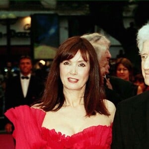 Alain Resnais et Sabine Azéma au Festival de Cannes 2002