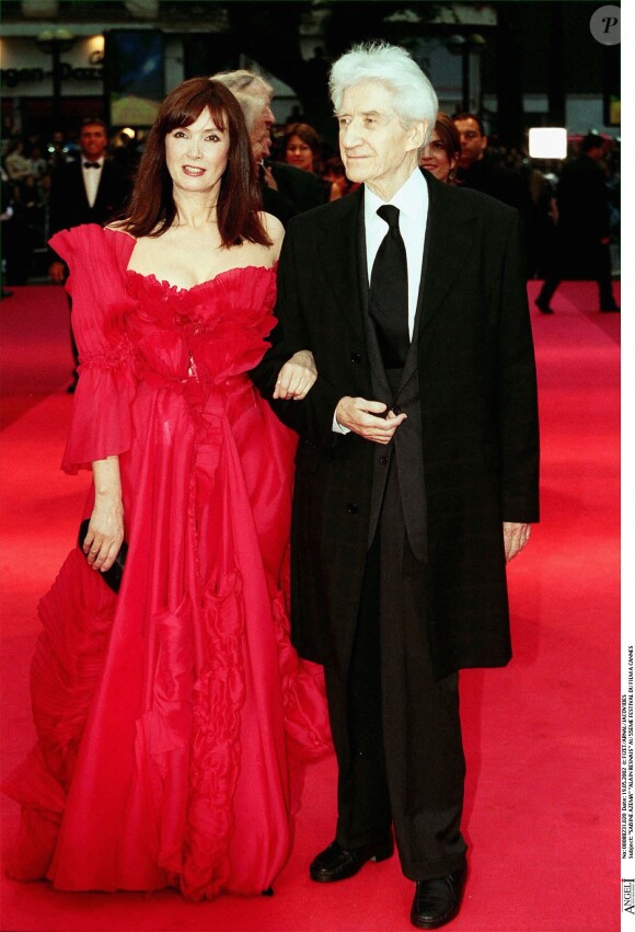 Alain Resnais et Sabine Azéma au Festival de Cannes 2002