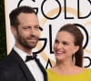 La ville était également dure pour ses enfants Aleph et Amalia. 
Natalie Portman enceinte et son mari Benjamin Millepied - La 74ème cérémonie annuelle des Golden Globe Awards à Beverly Hills, le 8 janvier 2017.