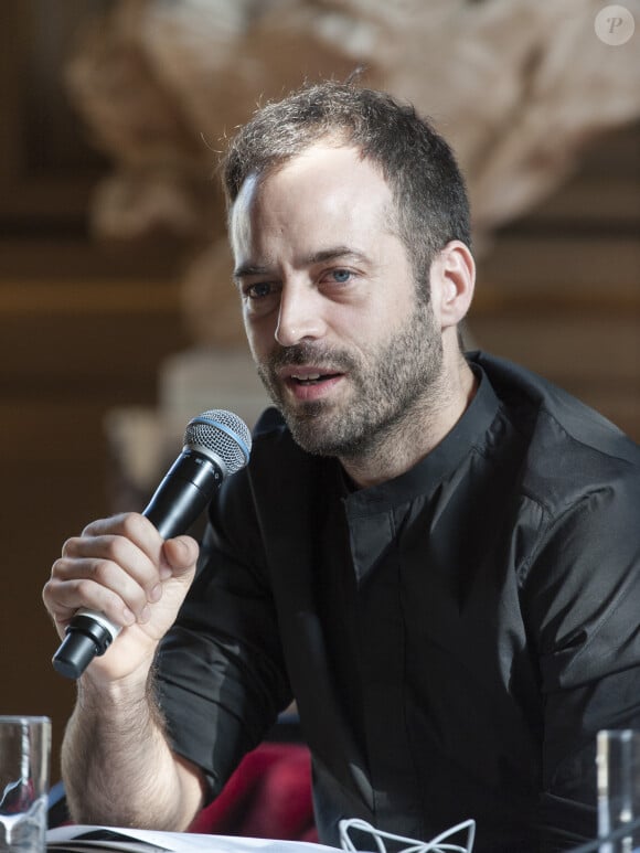 Benjamin Millepied (directeur de la danse) lors de la présentation de la saison 2016/2017 de l'Opéra de Paris, au palais Garnier à Paris, le 10 février 2016. © Pierre Perusseau/Bestimage 