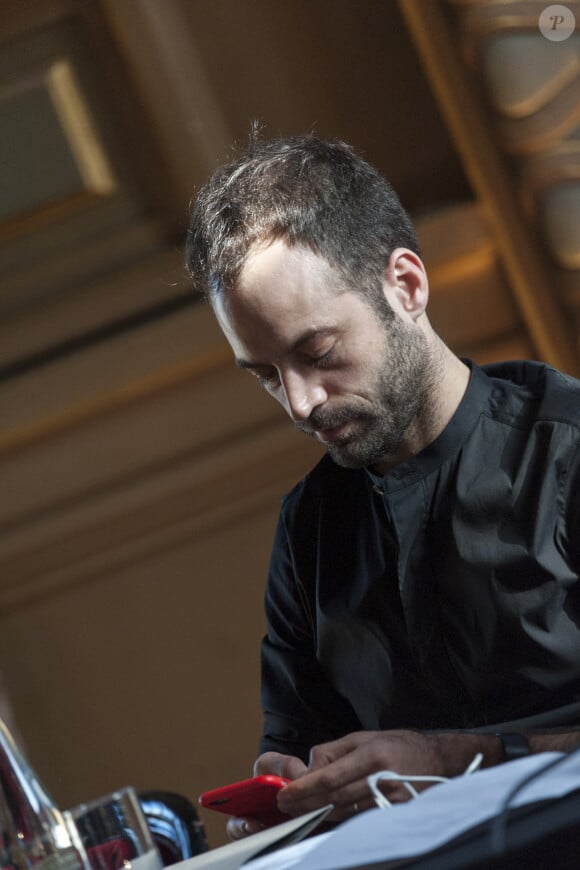 Benjamin Millepied (directeur de la danse) lors de la présentation de la saison 2016/2017 de l'Opéra de Paris, au palais Garnier à Paris, le 10 février 2016. © Pierre Perusseau/Bestimage 