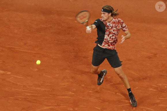 Stefanos Tsitsipas - Internationaux de France de tennis de Roland Garros 2023 le 6 juin 2023. 