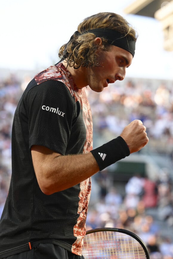 Stefanos Tsitsipas (Gre) - Internationaux de France de Roland Garros à Paris le 4 juin 2023. 