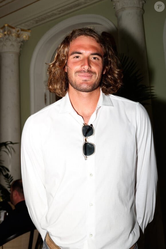 Stéfanos Tsitsipas - Lancement de la 116ème édition du Rolex Monte-Carlo Masters avec le tirage au sort du tableau final du simple à l'Hotel l'Hermitage le 7 avril 2023. © Claudia Albuquerque / Bestimage 