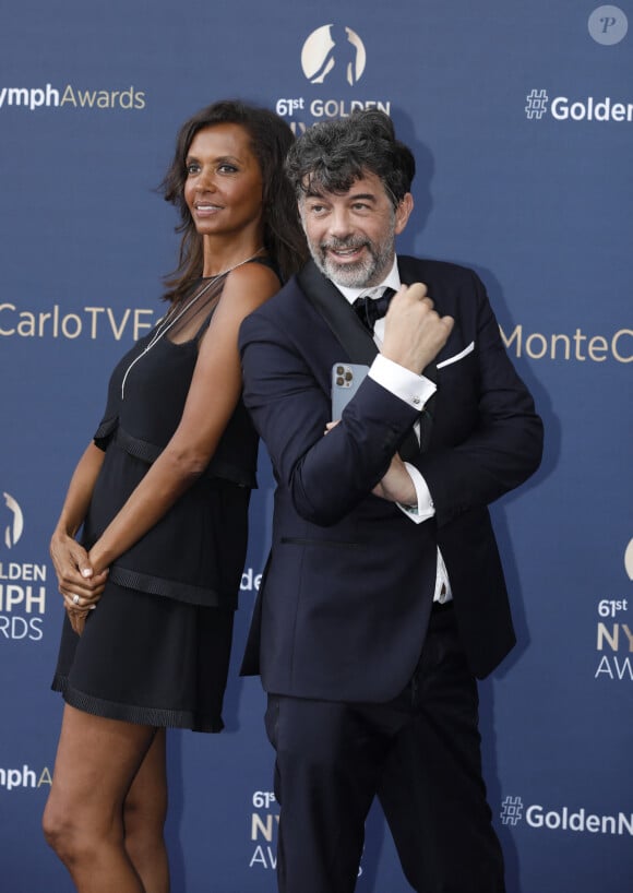 Stéphane Plaza et Karine le Marchand - Cérémonie de clôture du 61ème Festival de Télévision de Monte Carlo le 21 juin 2022. © Denis Guignebourg/Bestimage