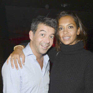 Stephane Plaza, Karine Le Marchand - Exclusif - Generale du Spectacle "Spamalot" a Bobino a Paris le 3 octobre 2013.