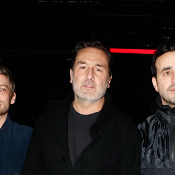 Ora-ïto (Ito Morabito), Gilles Lellouche et Jonathan Cohen - Front Row au défilé Marcia prêt-à-porter automne-hiver 2023/2024 lors de la Fashion Week de Paris (PFW), au Garage Amelot, à Paris, France, le 1er mars 2023. © Christophe Clovis/Bestimage 