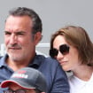 Roland-Garros : Jean Dujardin et Nathalie Péchalat câlins en tribunes, l'amour Porte d'Auteuil