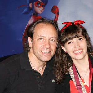 Philippe Candeloro et sa fille Luna - Première du film "Miraculous" au cinéma Le Grand Rex à Paris le 11 juin 2023. © Coadic Guirec/Bestimage