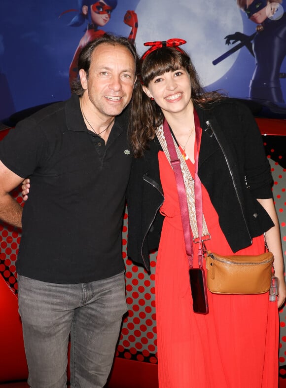 Philippe Candeloro et sa fille Luna - Première du film "Miraculous" au cinéma Le Grand Rex à Paris le 11 juin 2023. © Coadic Guirec/Bestimage