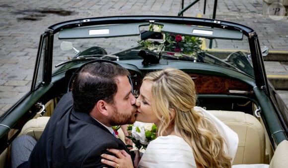 Mariage religieux du prince Johann Wenzel de Liechtenstein et de la comtesse Felicitas von Hartig en l'église des Servites de Vienne le 10 juin 2023. 