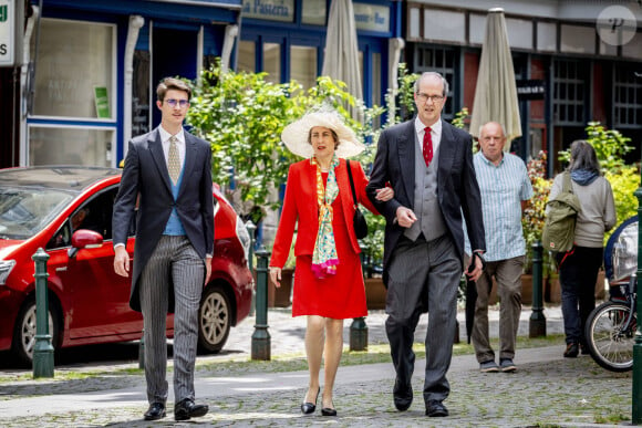 Mariage religieux du prince Johann Wenzel de Liechtenstein et de la comtesse Felicitas von Hartig en l'église des Servites de Vienne le 10 juin 2023. 