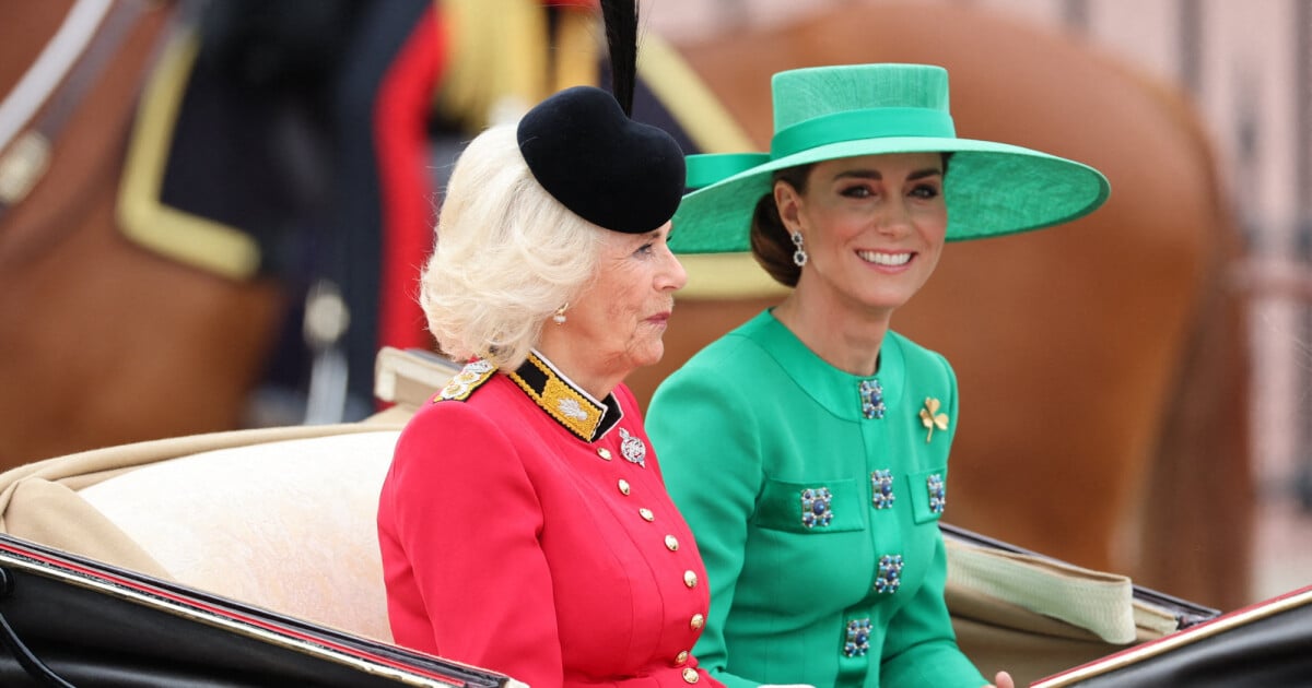 Kate Middleton sublime en vert pour Trooping the Colour la tenue de