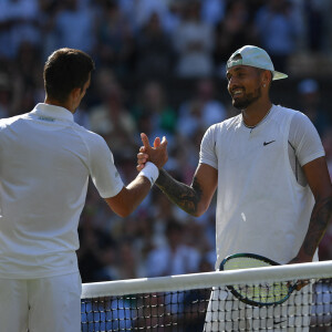 Nick Kyrgios a décidé de parler du mal qui l'a longtemps rongé
Novak Djokovic remporte la finale simple messieurs lors du tournoi de tennis de Wimbledon au All England Lawn Tennis and Croquet Club à Londres le 10 juillet 2022. © Antoine Couvercelle / Panoramic / Bestimage