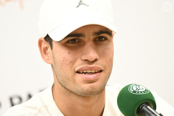 Carlos ALcaraz - Espagne - Internationaux de France de tennis de Roland Garros 2023 à Paris, France, le 9 juin 2023. © Chryslene Caillaud/Panoramic/Bestimage