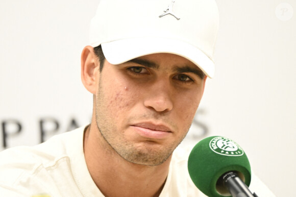 Cette année, l'un des joueurs à suivre était Carlos Alcaraz
Carlos Alcaraz - Espagne - Internationaux de France de tennis de Roland Garros 2023 à Paris, France, le 9 juin 2023. © Chryslene Caillaud/Panoramic/Bestimage