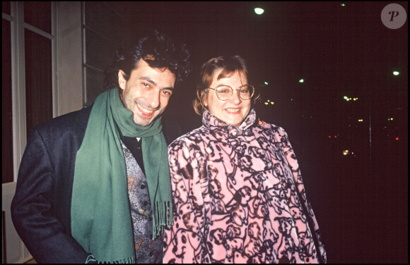 Photo d'archive de Philippe Berry et Josiane Balasko en 1990