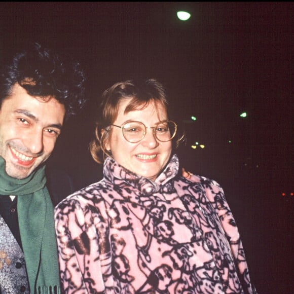 Photo d'archive de Philippe Berry et Josiane Balasko en 1990