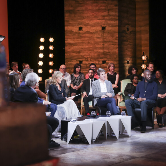 Exclusif - Claire Chazal, Paul Rondin, Abd Al Malik - Enregistrement de l'émission "Le grand échiquier : Francophonie", présentée par C.Chazal et A.Vizorek et diffusée le 16 juin sur France 2 © Jack Tribeca / Bestimage