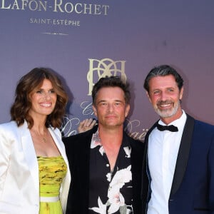 David Hallyday et sa femme Alexandra Pastor, Patrick Mouratoglou - 9e gala étoilé Patrick Mouratoglou au profit de la Fondation Champ'seed à la Mouratoglou Academy. Le 18 juin 2023.