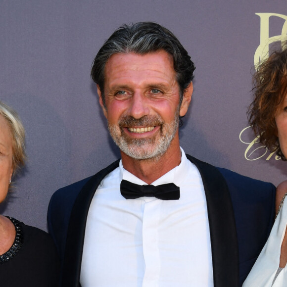 Muriel Robin et sa femme Anne Le Nen, Patrick Mouratoglou - 9e gala étoilé Patrick Mouratoglou au profit de la Fondation Champ'seed à la Mouratoglou Academy. Le 18 juin 2023.