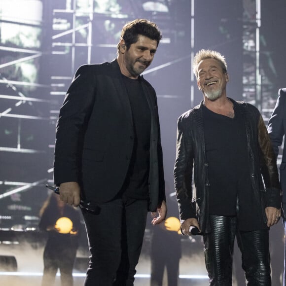 Il prépare un album de duos avec ses amis dans le métier.Patrick Fiori, Florent Pagny, Patrick Bruel - Concert hommage à Johnny Hallyday "Que je t'aime" à l'AccorHotels Arena Paris Bercy à Paris. Le 14 septembre 2021 © Borde-Jacovides-Moreau / Bestimage