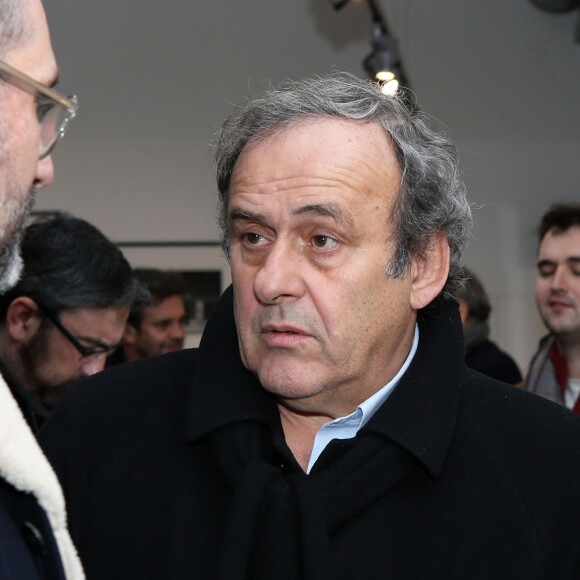 Michel Platini - 7ème Festival Sport, Littérature et Cinéma à l'Institut lumière à Lyon le 29 janvier 2020. M. Platini à visité l'exposition photographique "Tokyo 1964!" avant d'assister à la projection "Michel Platini, le libre joueur" avant de dédicacer son livre "Entre nous". © Pascal Fayolle/Bestimage