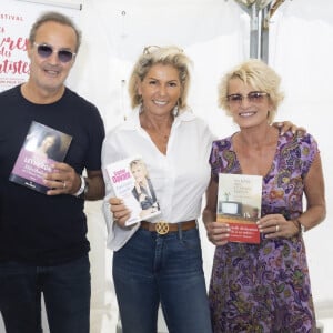 Exclusif - William Leymergie, Roland Perez, Caroline Margeridon, Sophie Davant - Festival des Livres et des Artistes organisé par l'association "Lecture pour Tous" engagée dans la lutte contre l'illettrisme au Mail Branly à Paris le2 juillet 2022. © Pierre Perusseau/ Jack Tribeca / Bestimage 