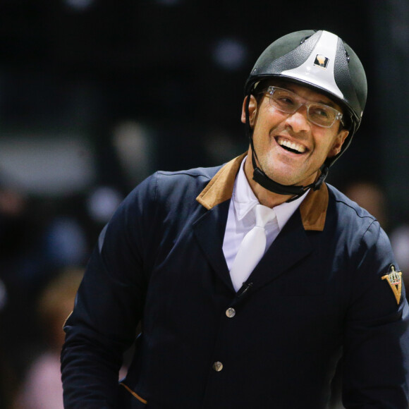 Julien Courbet lors du Jumping International de Bordeaux 2016, le 6 février 2016. © Quentin Salinier - Thibaud Moritz/Bestimage 