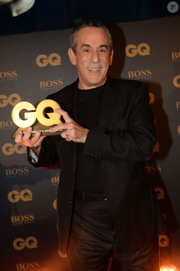 Exclusif - Thierry Ardisson - Intérieur - Cérémonie des "GQ 2015, Les Hommes de l'Année" au Shangri-La Hotel à Paris, le 25 janvier 2016. © Rachid Bellak/Bestimage