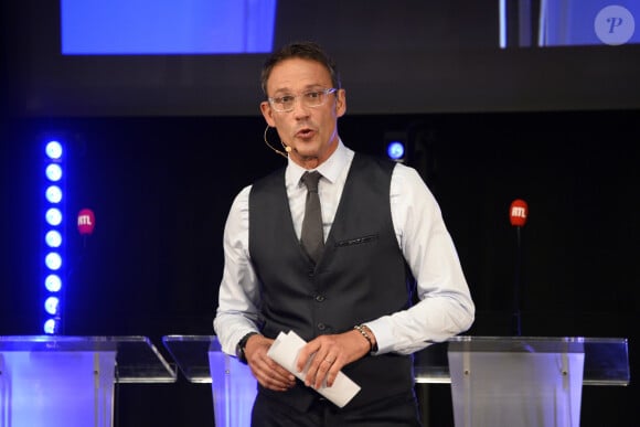 Julien Courbet - Conférence de presse de rentrée du groupe RTL à Paris le 7 septembre 2016. © Coadic Guirec / Bestimage