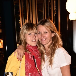 Exclusif - Sarah Lavoine et sa fille Yasmine - Inauguration de la terrasse du restaurant Le Roch à Paris.  © Rachid Bellak / Bestimage 