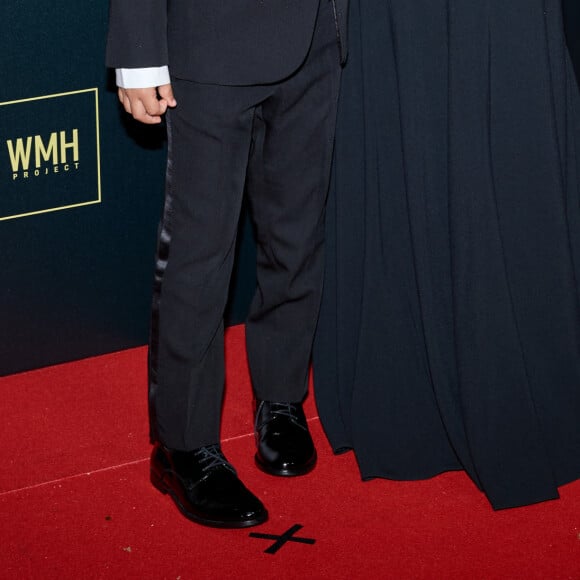 Ibrahim ( fils de Karim Benzema) et son ex compagne Cora Gauthier - Photocall de la 66ème cérémonie du Ballon d’Or au Théâtre du Chatelet à Paris le 17 octobre 2022. © Cyril Moreau/Bestimage