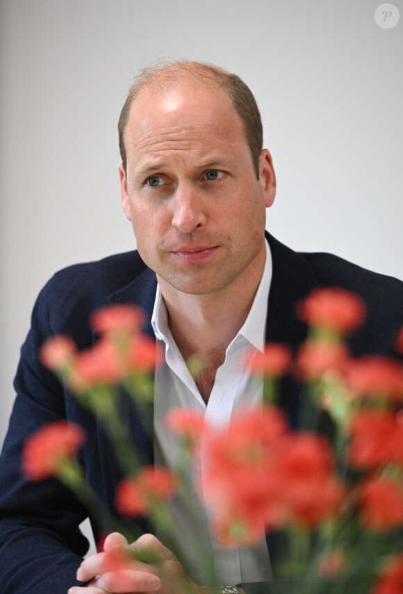 Le prince William, prince de Galles lors d'une visite à l'école primaire Maindee à Newport, Royaume Uni, le 26 juin 2023. 