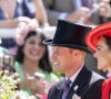 Mais cette fois, sa femme l'avait laissé profiter d'une soirée entre hommes.
Le prince William, prince de Galles, et Catherine (Kate) Middleton, princesse de Galles - La famille royale britannique au meeting hippique Royal Ascot à Ascot, le 23 juin 2023.