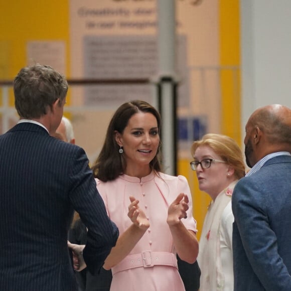 Kate Middleton, princesse de Galles et marraine du V&A, en visite au Young V&A à Bethnal Green, dans l'est de Londres, avant sa réouverture public samedi. 28 juin 2023 à Londres.