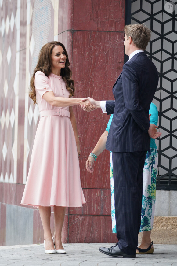 Kate Middleton, princesse de Galles et marraine du V&A, en visite au Young V&A à Bethnal Green, dans l'est de Londres, avant sa réouverture public samedi. 28 juin 2023 à Londres.