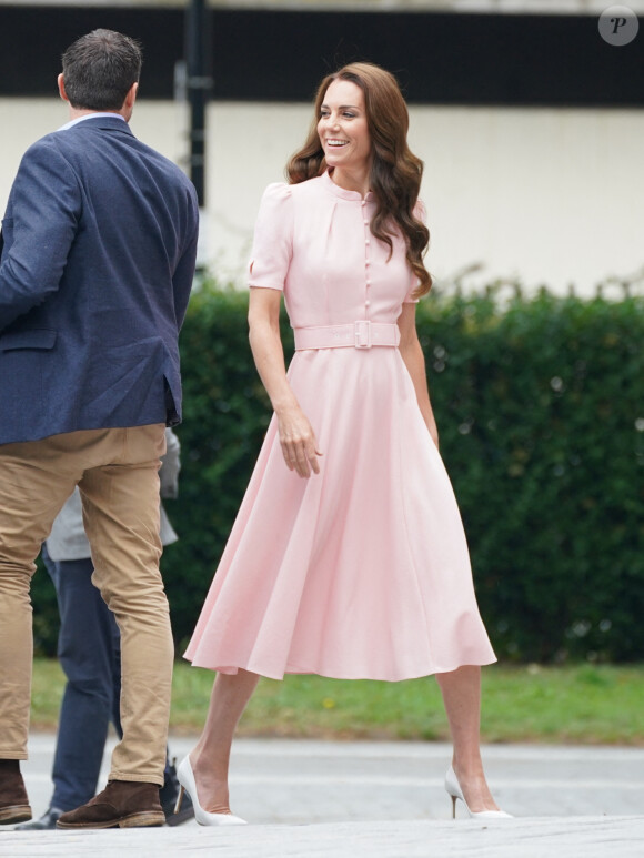 Kate Middleton, princesse de Galles et marraine du V&A, en visite au Young V&A à Bethnal Green, dans l'est de Londres, avant sa réouverture public samedi. 28 juin 2023 à Londres.