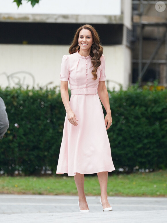 Kate Middleton, princesse de Galles et marraine du V&A, en visite au Young V&A à Bethnal Green, dans l'est de Londres, avant sa réouverture public samedi. 28 juin 2023 à Londres.