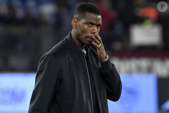 Le footballeur est la cible de moqueries des internautes depuis 2 jours
Paul Pogba - Match AS Roma contre la Juventus de Turin (1 - 0) au stadio Olimpico à Rome, le 5 mars 2023. Après le match face au Torino le 28 février 2023 (4-2), Paul Pogba a joué son deuxième match, absent des terrains depuis avril 2022. Insidefoto / Panoramic / Bestimage