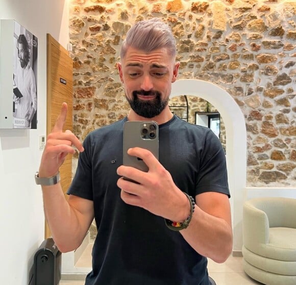 Selfie de Bruno, ex-candidat de "Mariés au premier au regard" relayé sur Instagram.