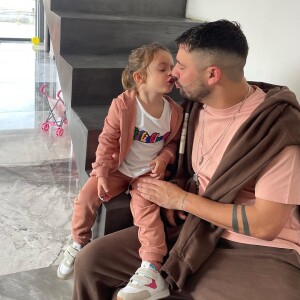 Kevin Guedj et sa fille Ruby sur Instagram.