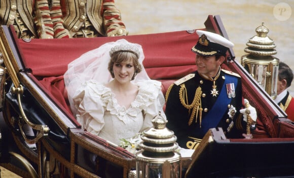 Archive - Le prince Charles, devenu le roi Charles III d'Angleterre, lors de son mariage avec Lady Diana.