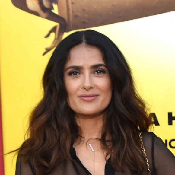 Salma Hayek à la première de Sausage Party au théâtre Regency Village à Westwood, le 9 août 2016 