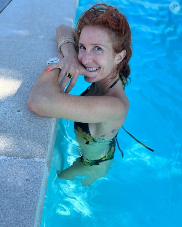 Anne-Claire Moser en maillot de bain sur Instagram.