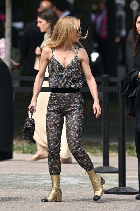 Vanessa Paradis - Arrivées au défilé de mode Chanel collection Haute Couture Automne/Hiver 2023/24 lors de la Fashion Week de Paris (PFW), à Paris, France, le 4 juillet 2023.