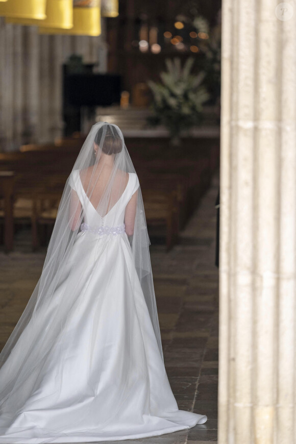 Lady Tatiana Mountbatten - Les invités arrivent au mariage de Lady Tatiana Mountbatten et Alick Dru à la cathédrale de Winchester, le 23 juillet 2022. Lady Tatiana Mountbattent est une cousine éloignée de la reine Elisabeth II d'Angleterre. 