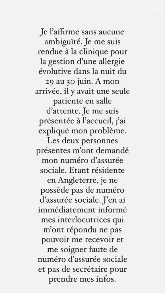 Après le témoignage de la directrice des urgences, la femme d'Hugo Lloris a tenu à donner sa version