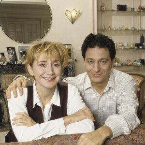 Christian Clavier et Marie-Anne Chazel ont formé un couple durant plus de 30 ans.
Archives - Rendez-vous avec Christian Clavier et Marie-Anne Chazel à leur domicile à Paris. Janvier © Michel Ristroph via Bestimage