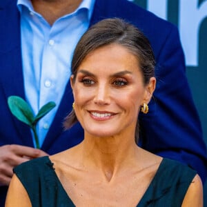 Plus discrète, Letizia d'Espagne était elle aussi très fière.
Letizia d'Espagne - Le roi Felipe VI d'Espagne, la reine Letizia, la princesse Leonor et la princesse Sofia ont assisté à la remise des Prix de la Fondation de la princesse de Gérone 2023. Caldes de Malavella, Gérone - 5 juillet 2023. 